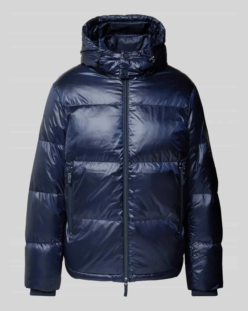 Armani Exchange Daunenjacke mit Zweiwege-Reißverschluss Dunkelblau
