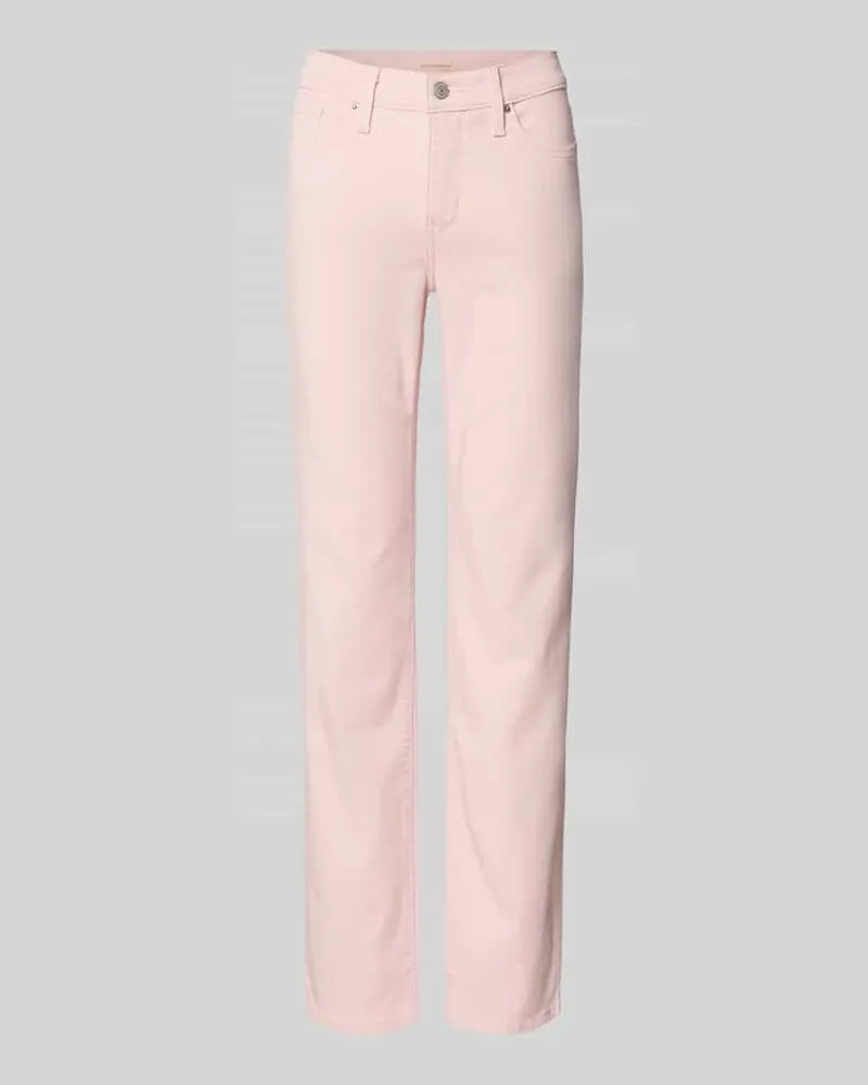 Levi's Straight Fit Jeans aus Baumwoll-Mix Modell '314 Rosa