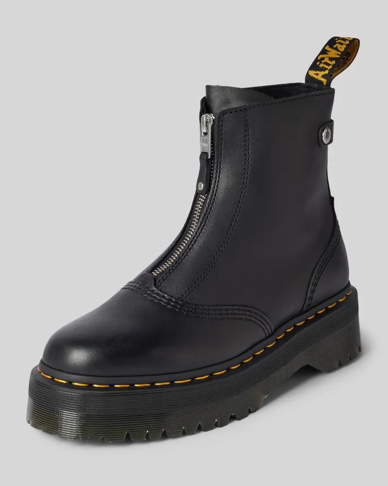 Dr.Martens Lederboots mit Plateausohle Modell 'Jetta Black