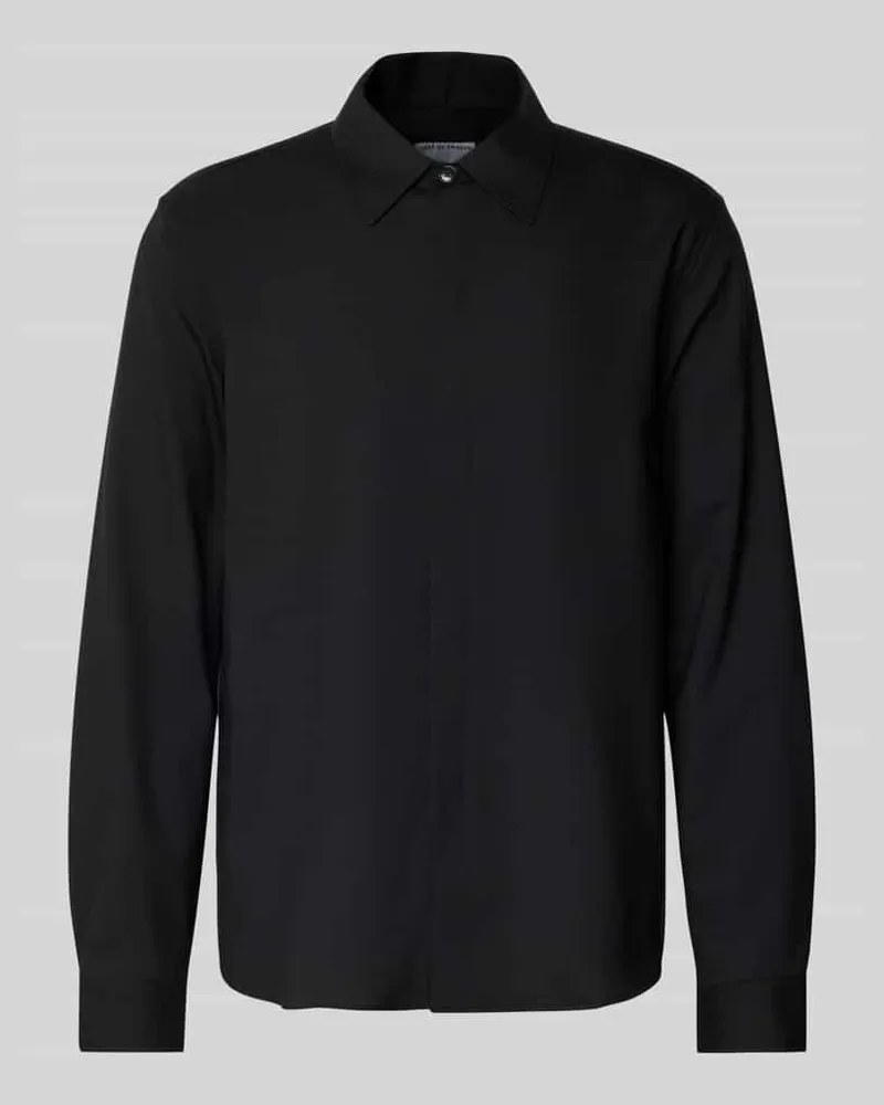 Tiger of Sweden Overshirt mit Knopfverschluss Modell 'ALBERIO Black