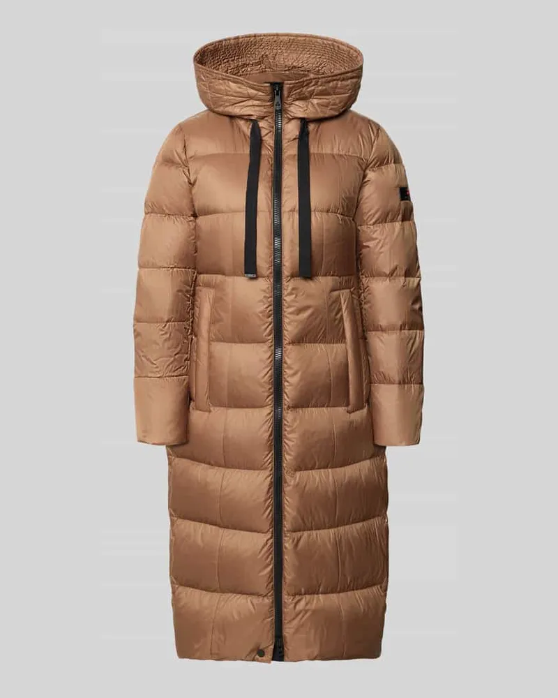 Peuterey Mantel mit Kapuze Modell 'NUNKI Camel