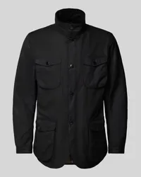 Barbour Jacke mit Pattentaschen Modell 'OGSTON Black