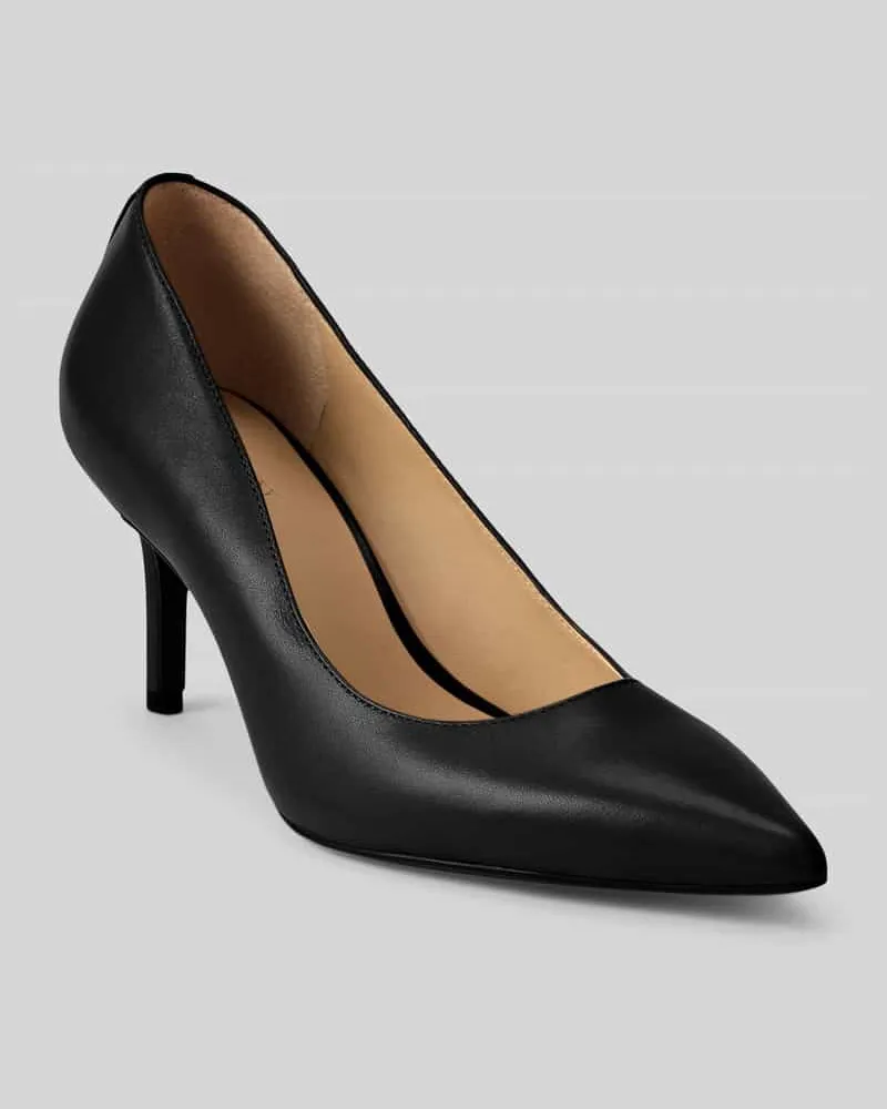 Ralph Lauren Pumps aus echtem Leder Black