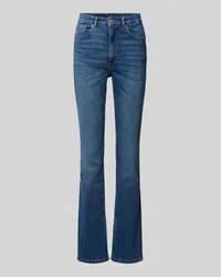 HUGO BOSS Bootcut Jeans im 5-Pocket-Design Modell 'Rosa Jeansblau