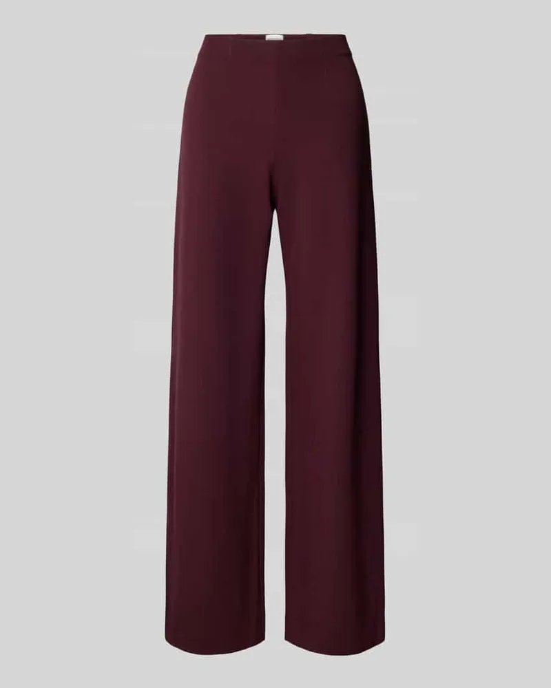 SEDUCTIVE  Marlenehose aus Viskose-Mix mit Gesäßtaschen Modell 'KIMBERLEY Bordeaux