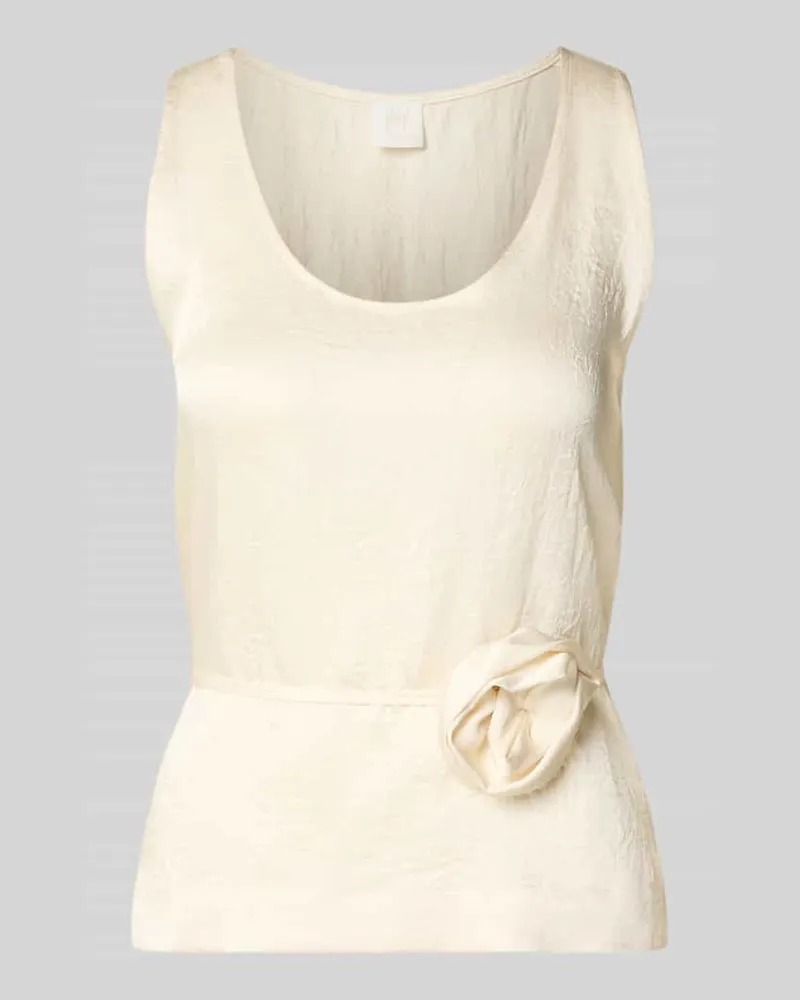 MARELLA Blusenshirt mit floraler Applikation Weiss