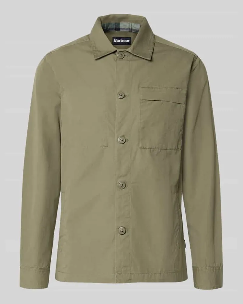 Barbour Regular Fit Freizeithemd aus reiner Baumwolle Oliv