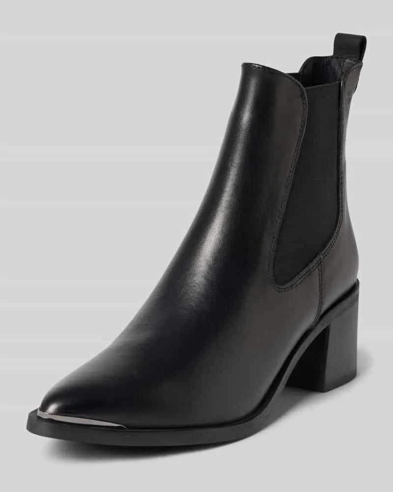 Tamaris Chelseas aus echtem Rindsleder Black