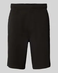 Calvin Klein Comfort Fit Sweatshorts mit angedeutetem Eingriff Black