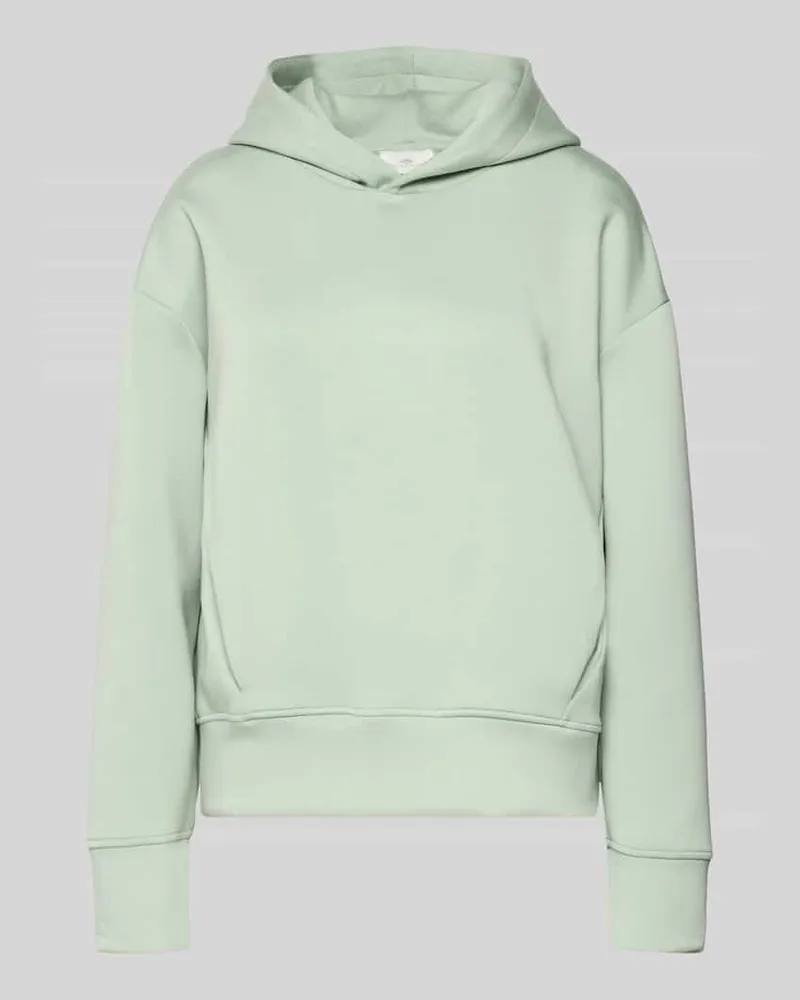 Fynch-Hatton Regular Fit Hoodie aus Viskose-Mix mit Eingrifftaschen Schilf