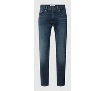 Slim Fit Jeans mit Label-Detail Modell 'AUSTIN