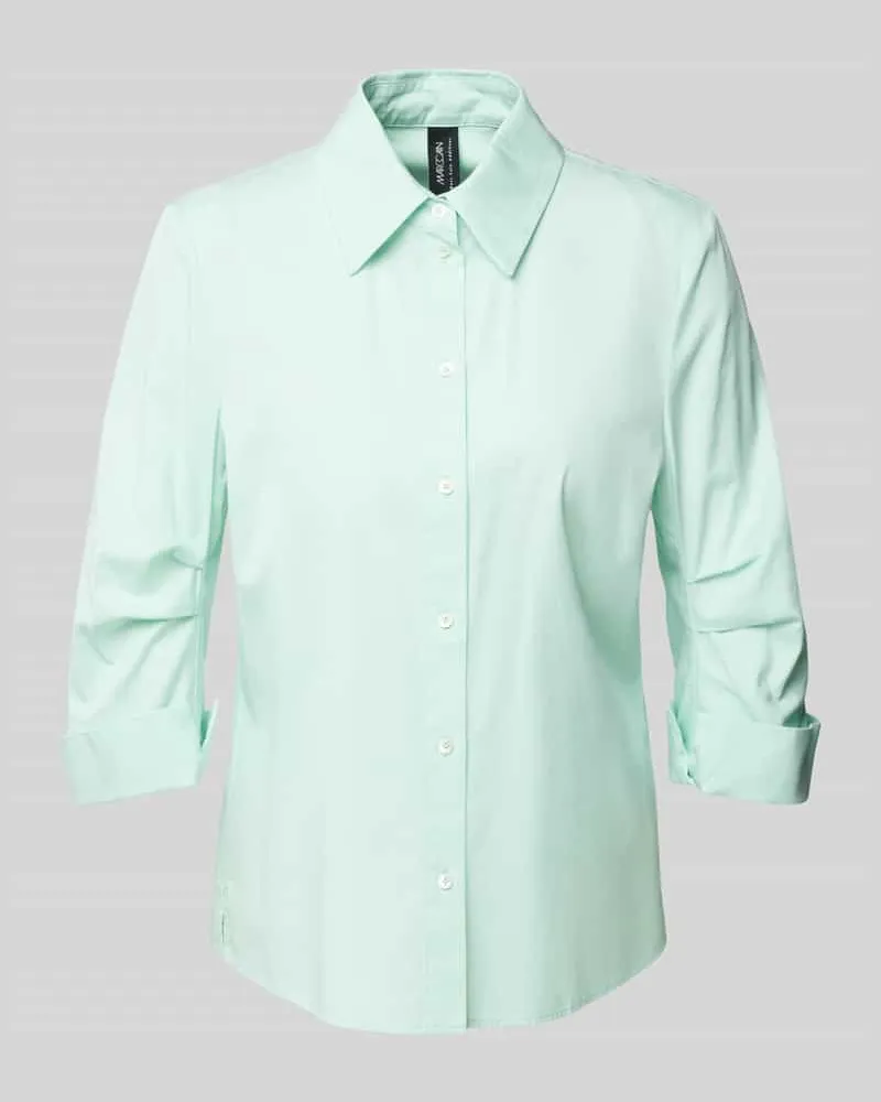 Marc Cain Hemdbluse mit Knopfleiste Mint