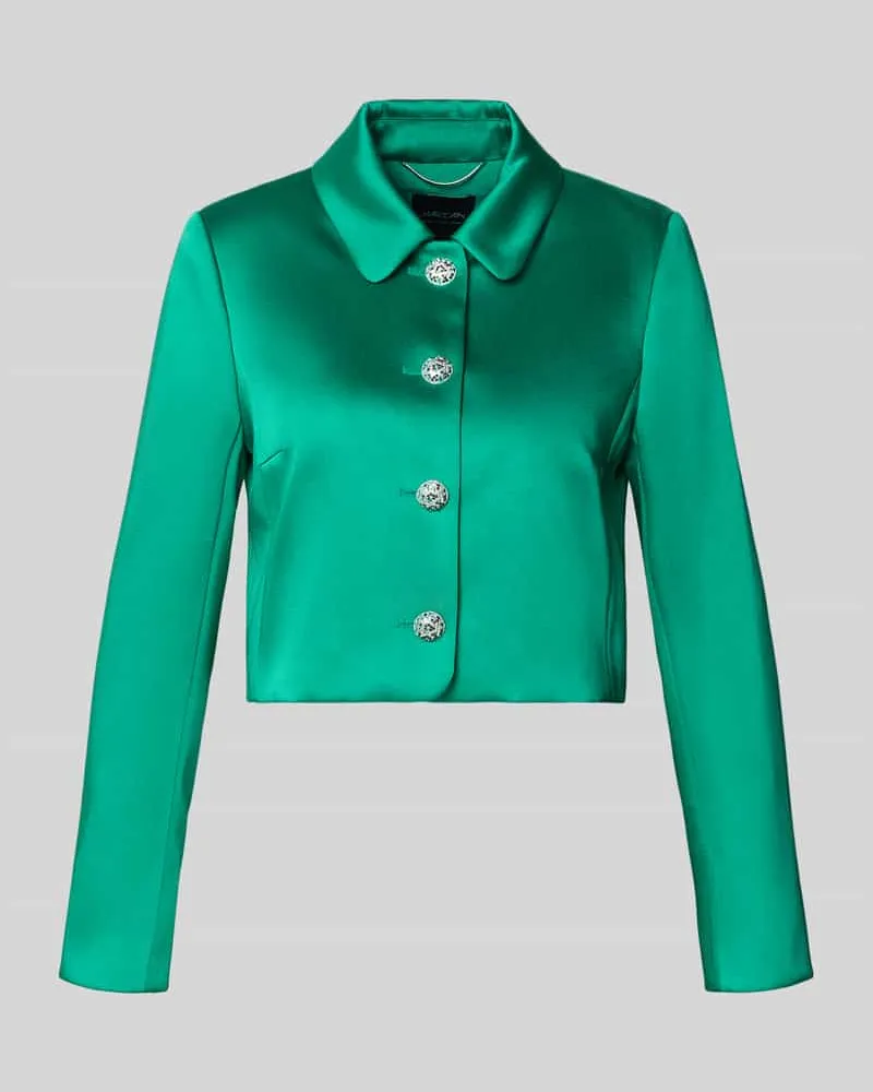 Marc Cain Slim Fit Blazer mit Umlegekragen und Knopfleiste Smaragd