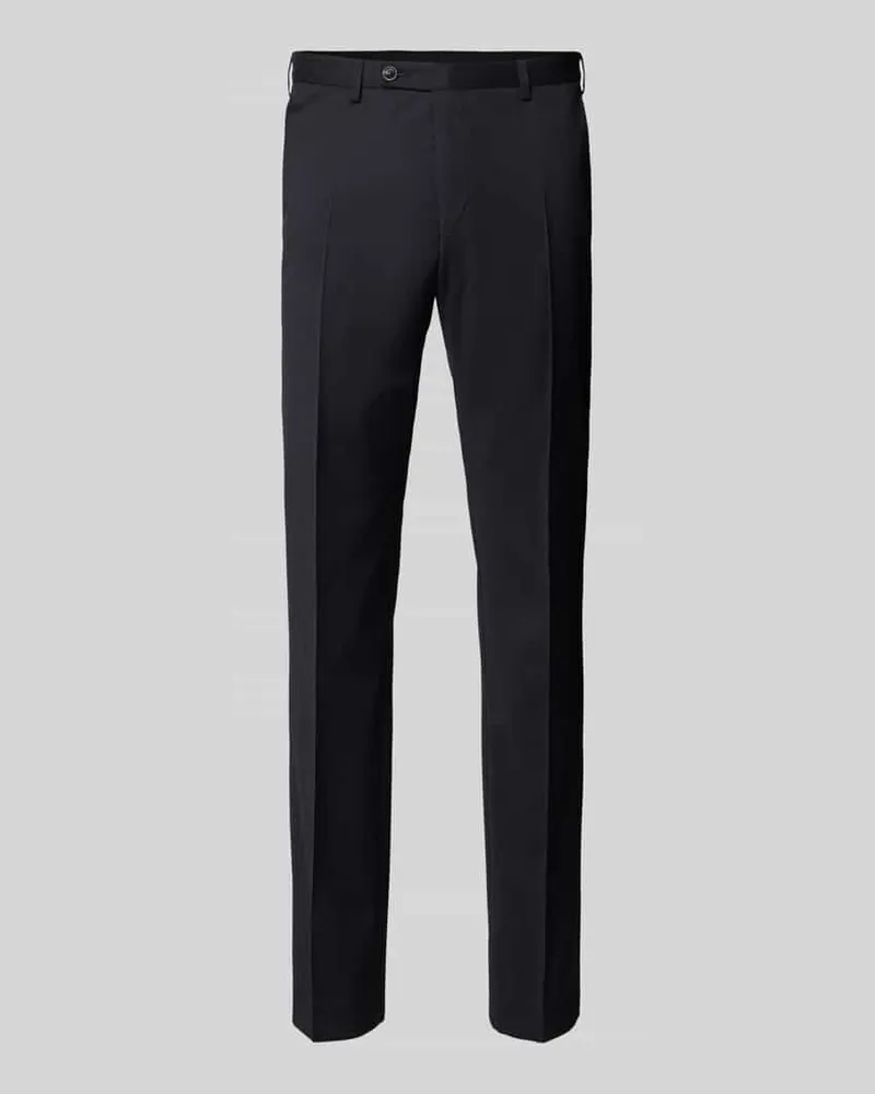 Digel Slim Fit Anzughose mit Bügelfalten Modell 'Move Apollo Marine