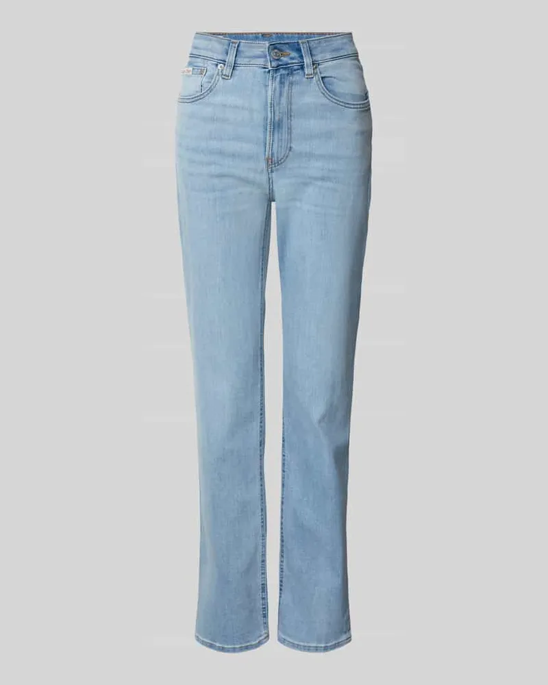 Calvin Klein Sli Fit Jeans mit 5-Pocket-Design Blau