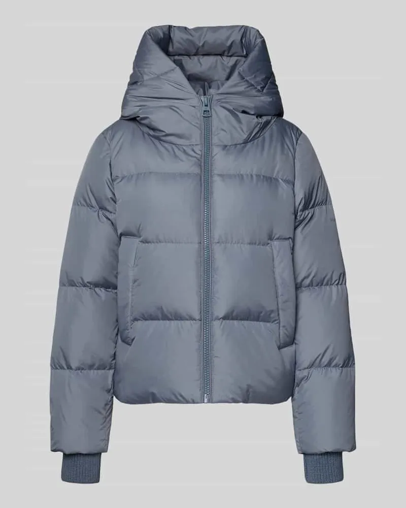 Marc O'Polo Regular Fit Daunenjacke mit Kapuze Rauchblau