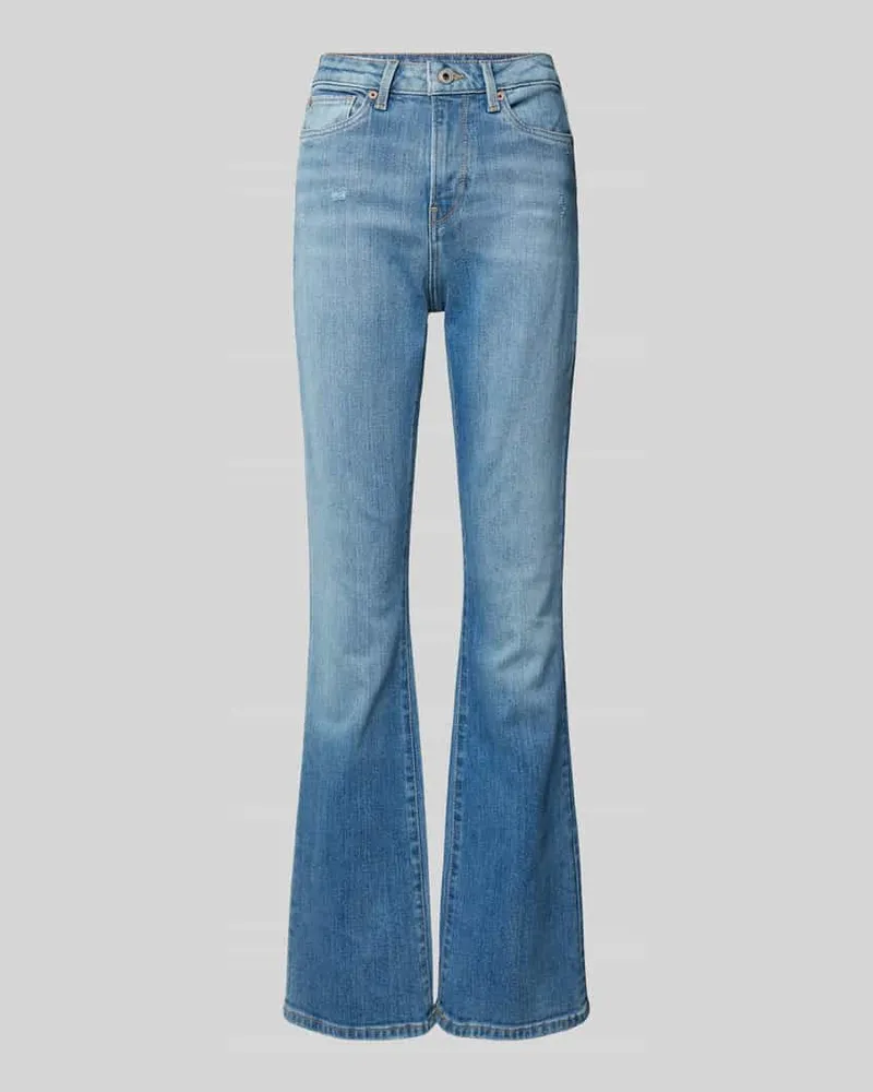 Pepe Jeans Flared Jeans im 5-Pocket-Design Dunkelblau