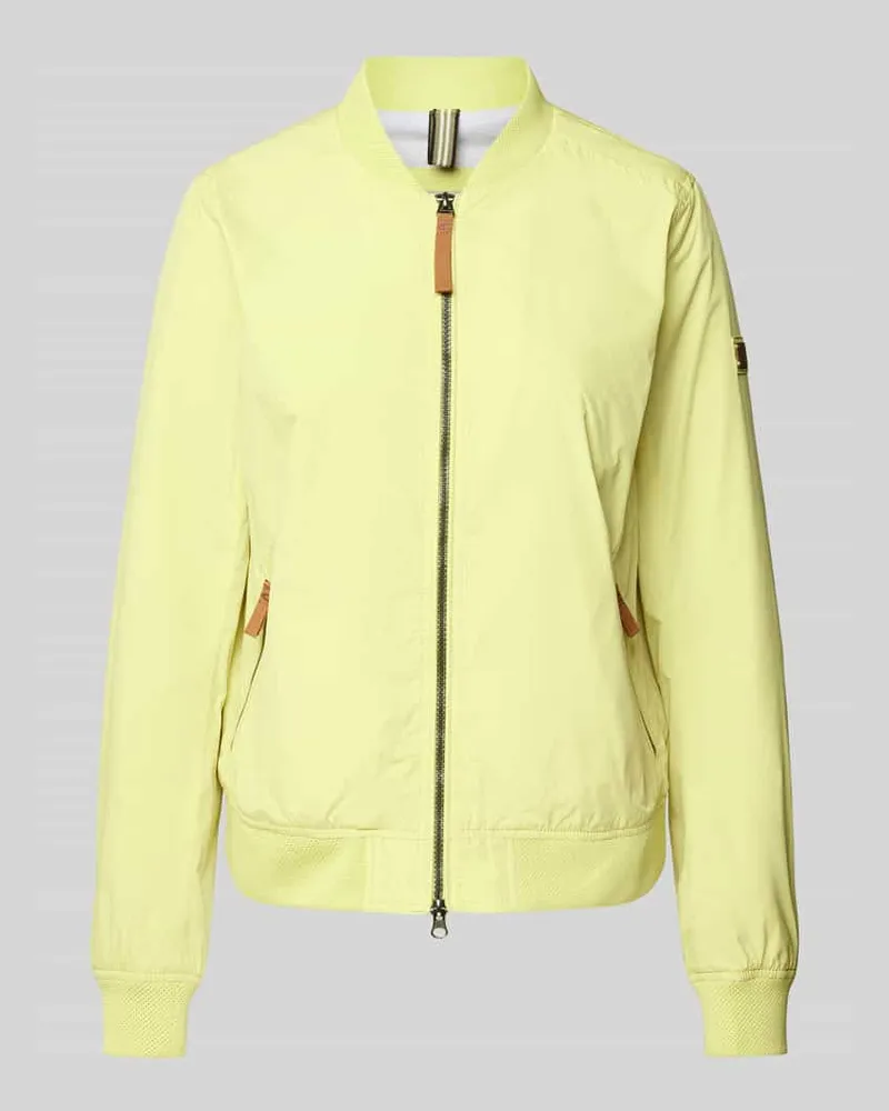 Camel Active Jacke mit Label-Patch Hellgelb