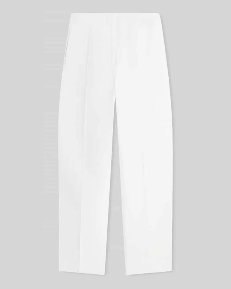 Tommy Hilfiger Barrel Hose aus Leinen-Mix Modell 'LINEN/VIS BARREL PANT Weiss
