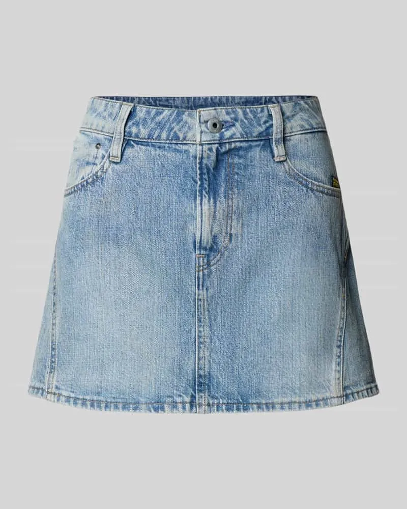 G-STAR RAW Minirock in Denim-Optik Modell 'Cinch Jeansblau