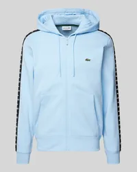 Lacoste Sweatjacke mit Kapuze Hellblau