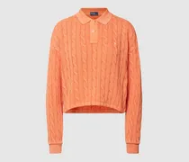 Strickpullover mit Zopfmuster Modell 'POLO
