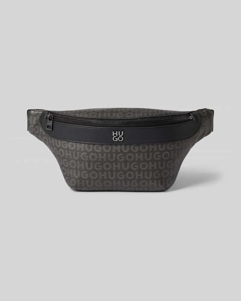 HUGO BOSS Bauchtasche mit Label-Applikation Modell 'QUANTIC_M_BUMBAG Black