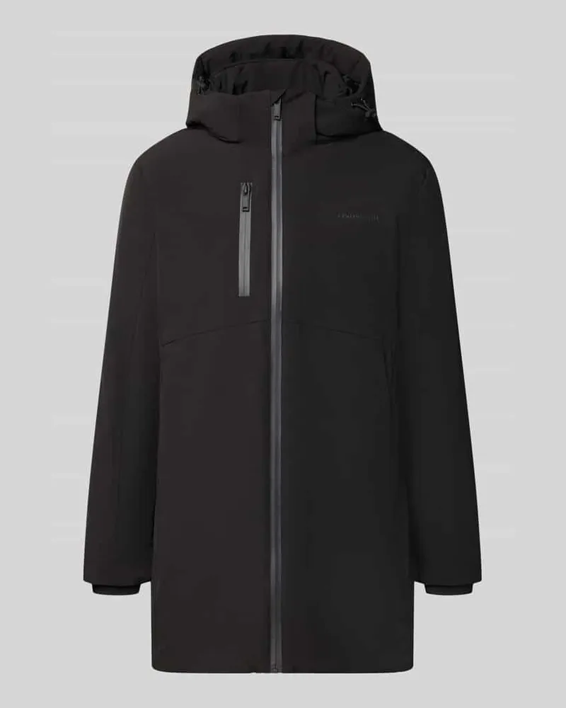 Lindbergh Regular Fit Parka mit Logo-Print Black