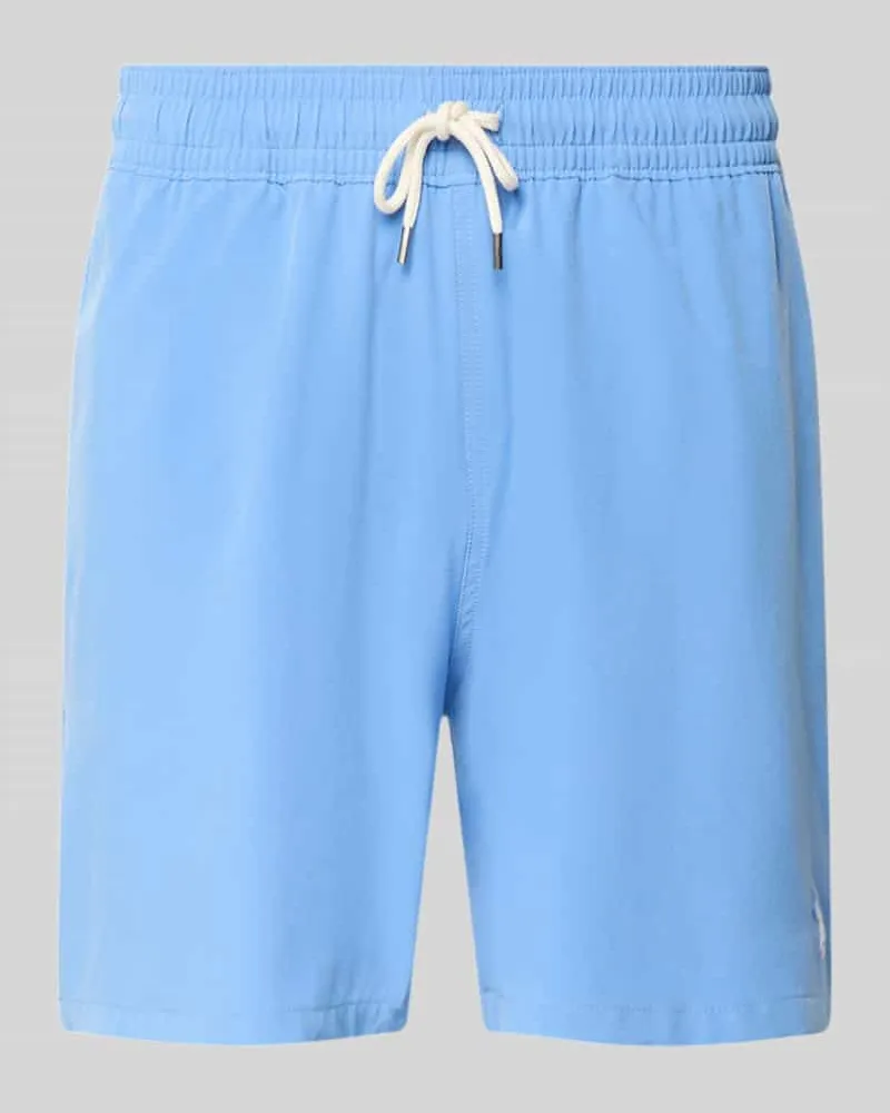 Ralph Lauren Badehose mit elastischem Bund Jeansblau