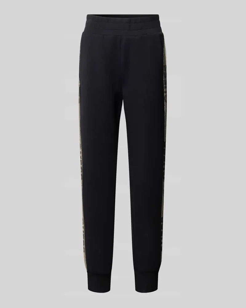 Guess Slim Fit Sweatpants mit Label-Prints Black