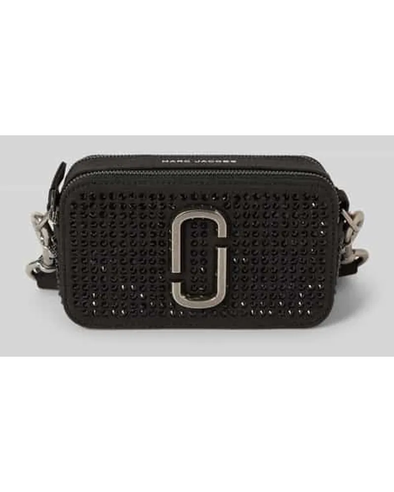 Marc Jacobs Crossbody Bag mit Ziersteinbesatz Black