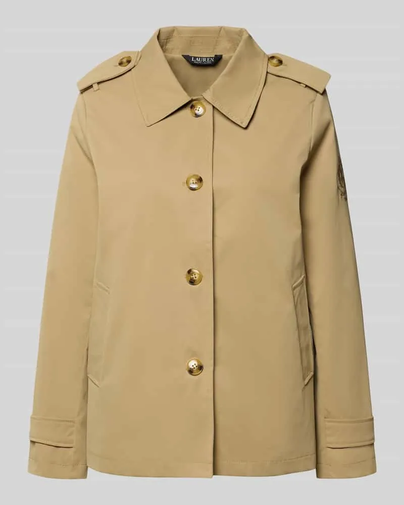 Ralph Lauren Regular Fit Trenchcoat mit Umlegekragen Camel
