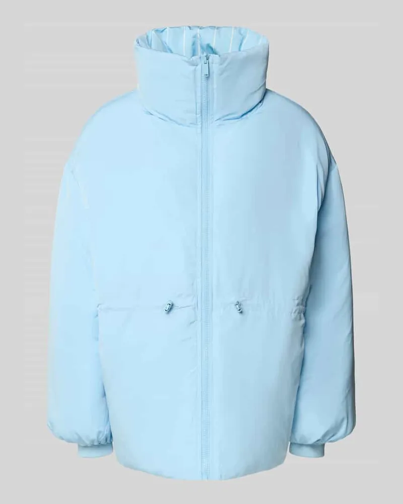 OH APRIL Jacke mit Stehkragen und Reißverschluss Modell 'Nancy Hellblau