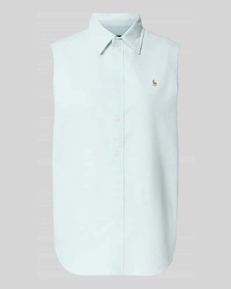 Ralph Lauren Relaxed Fit Hemdbluse aus reiner Baumwolle Lind