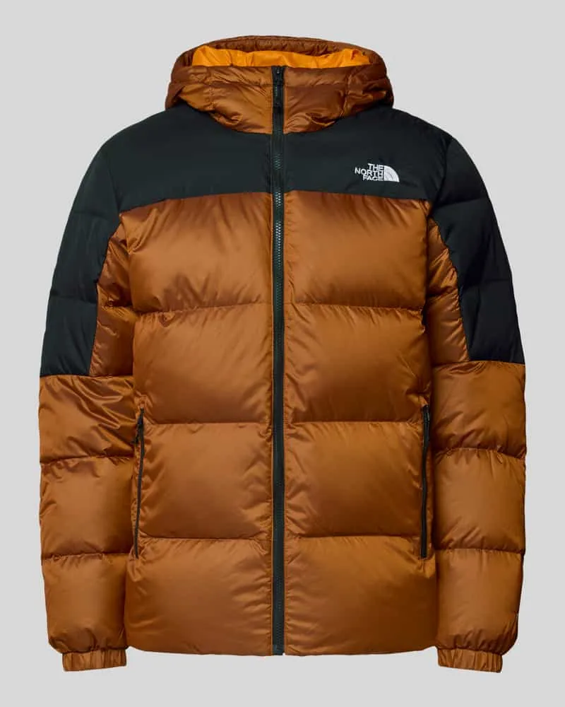 The North Face Steppjacke mit Label-Stitching Orange