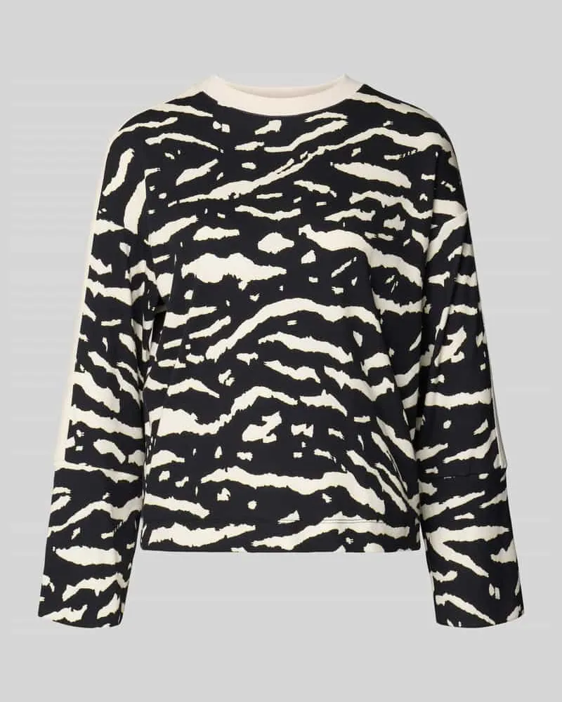 Marc Cain Pullover mit überschnittenen Schultern Sand