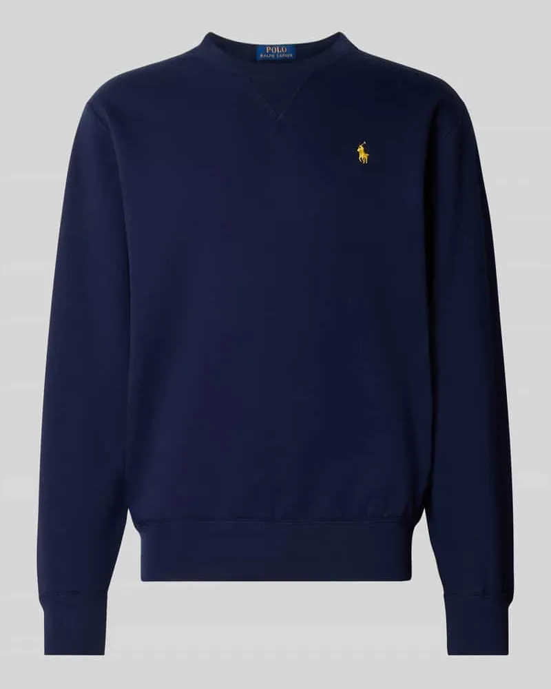 Ralph Lauren Sweatshirt mit Label-Stitching Marine