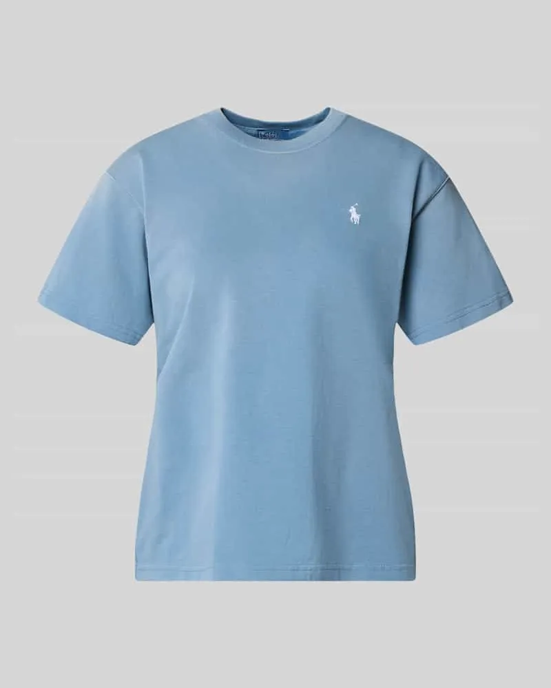 Ralph Lauren Relaxed Fit T-Shirts aus reiner Baumwolle Blau