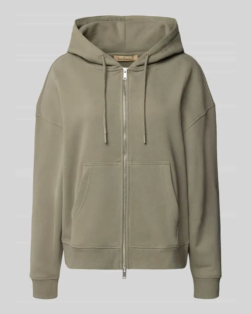 Smith & Soul Oversized Sweatjacke mit Kapuze Khaki