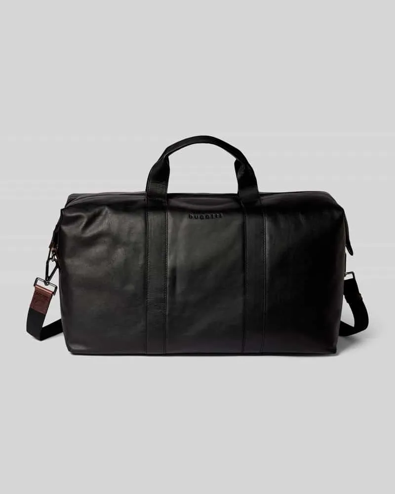 Bugatti Weekender aus Leder Modell 'Corso Deluxe Black
