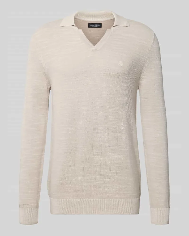Marc O'Polo Regular Fit Pullover aus reiner Baumwolle Offwhite