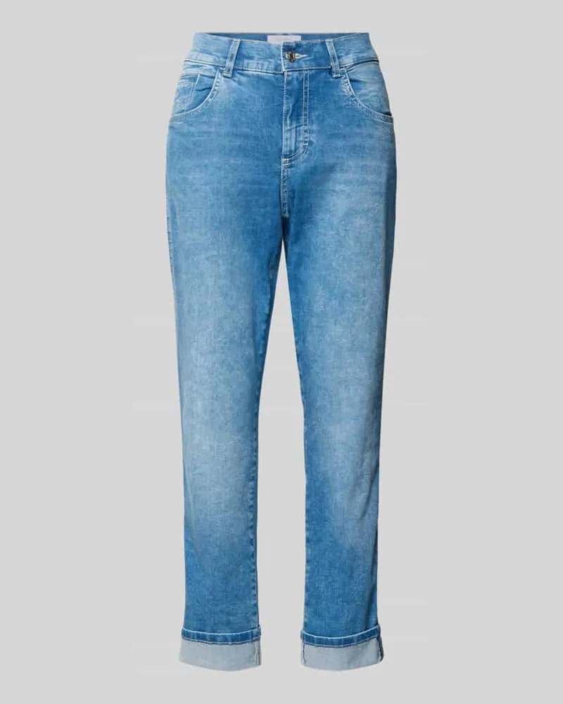 ANGELS  Straight Fit Jeans im 5-Pocket-Design Modell 'Darlene Hellblau
