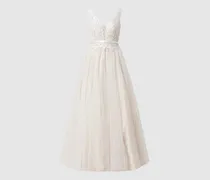 Brautkleid aus Spitze und Tüll