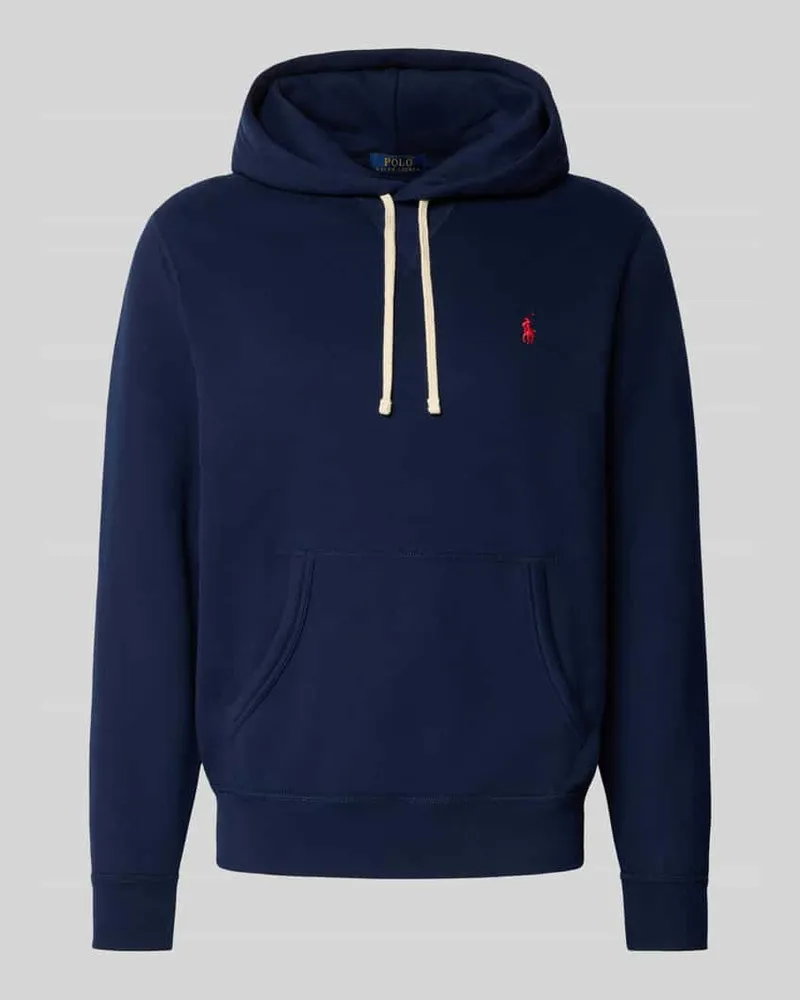 Ralph Lauren Regular Fit Hoodie mit Logo-Stitching Marine