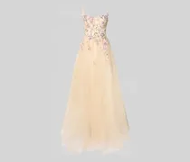Abendkleid aus Tüll mit Stitchings