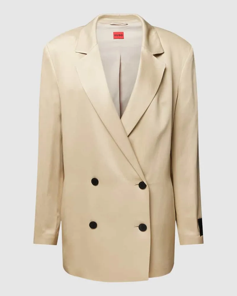 HUGO BOSS Blazer mit Reverskragen Modell 'Aboma Beige