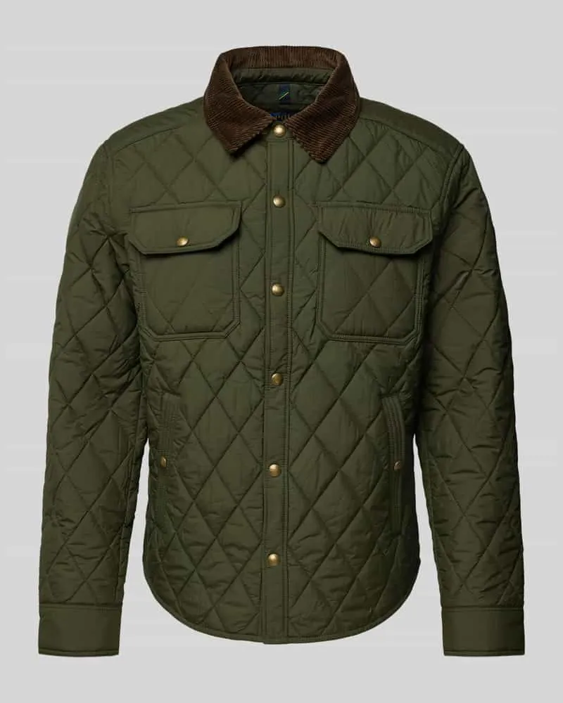 Ralph Lauren Steppjacke mit Brusttaschen Oliv
