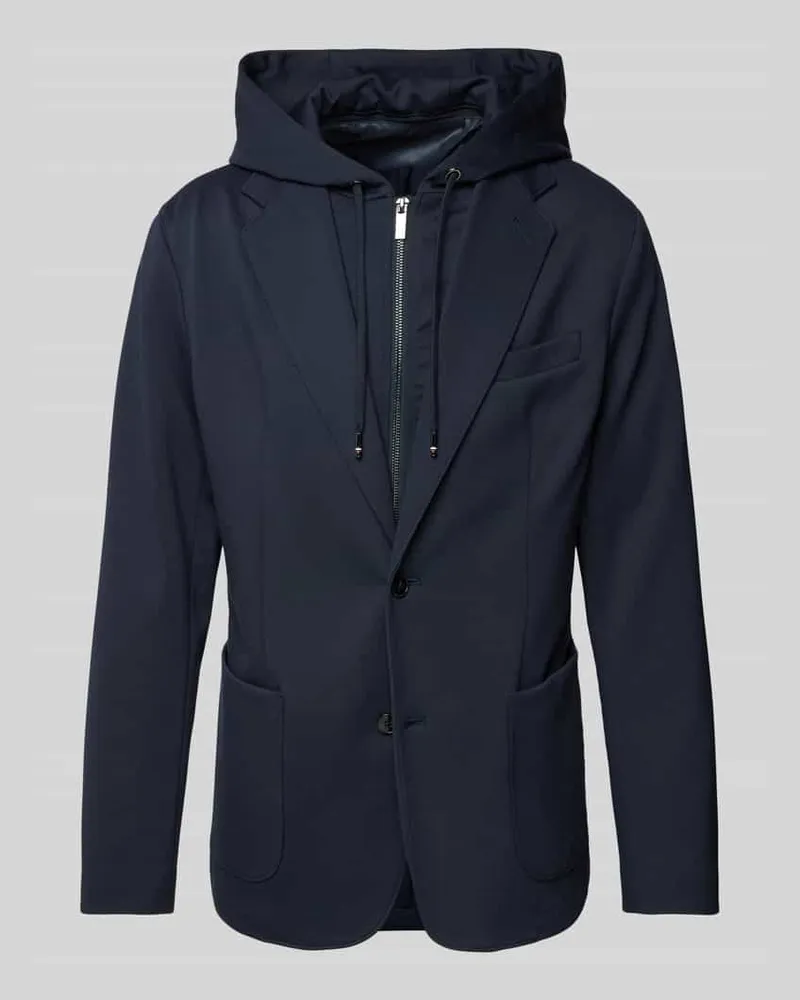 Tommy Hilfiger Regular Fit Sakko mit Viskose Anteil Marine