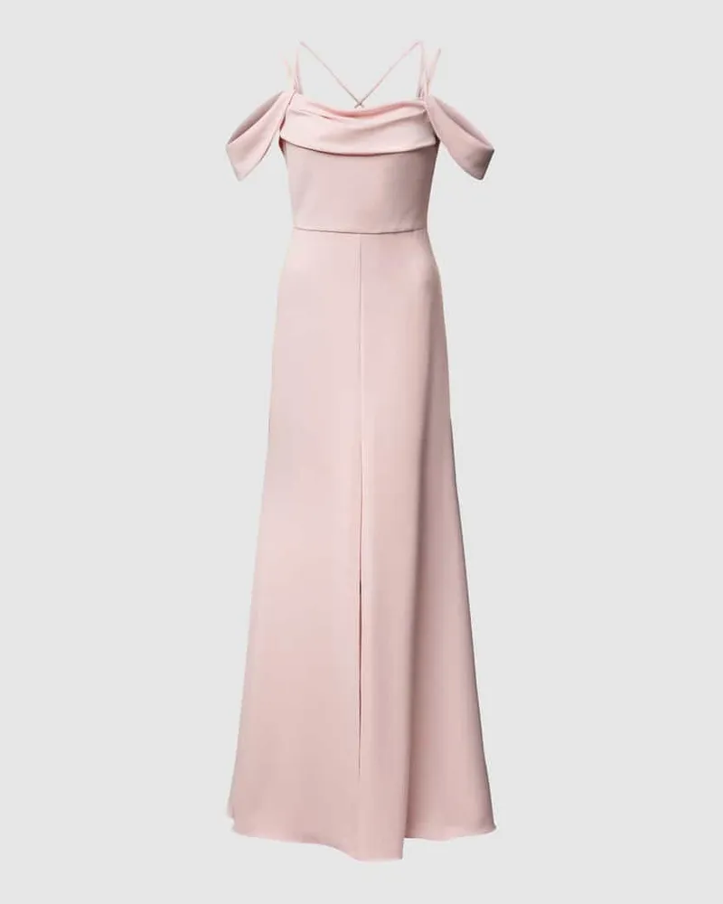 Vera Wang Abendkleid mit gekreuzten Spaghettiträgern Modell 'VASYL Royal