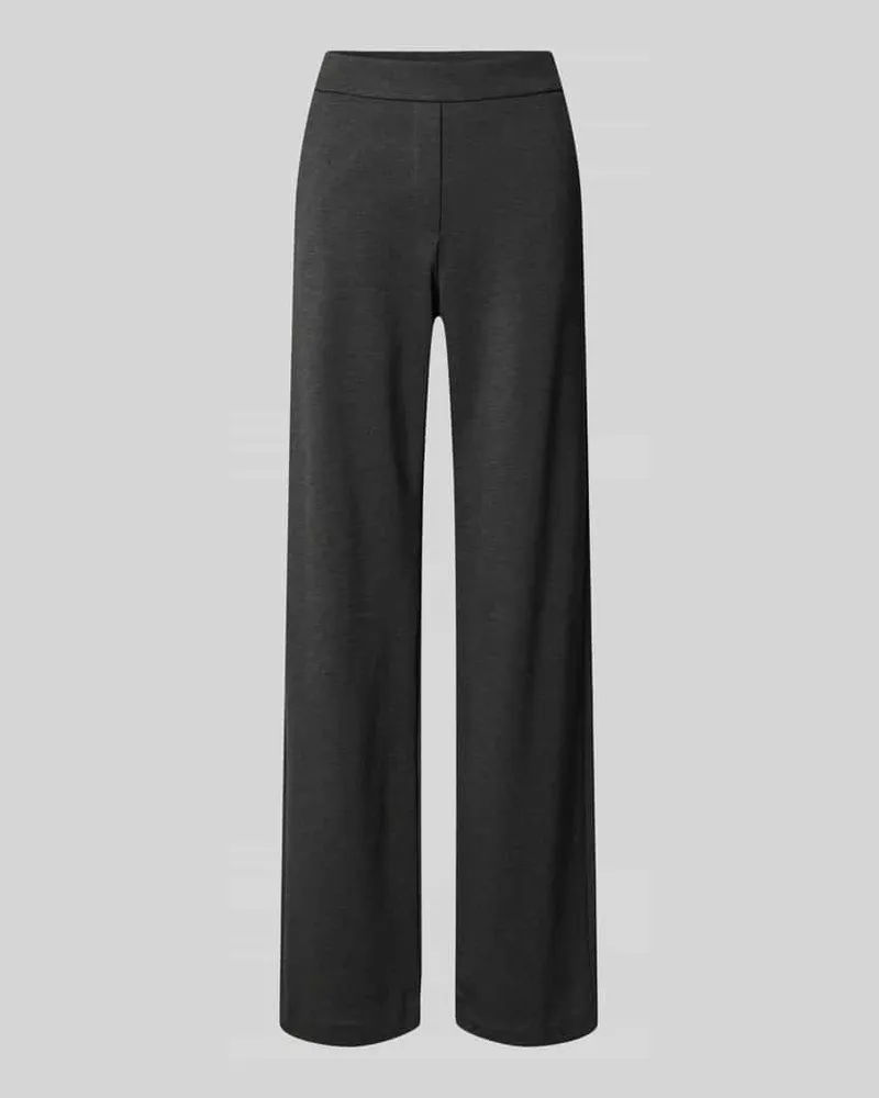 MAC Jeans Loose Fit Stoffhose aus Viskose-Mix Modell 'Chiara Anthrazit